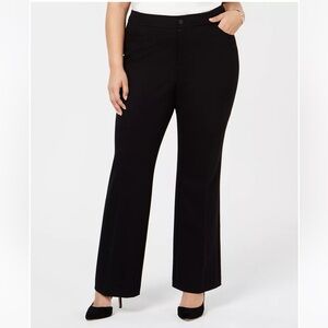 ANNE KLEIN Plus Size Wide-Leg Trousers 14W